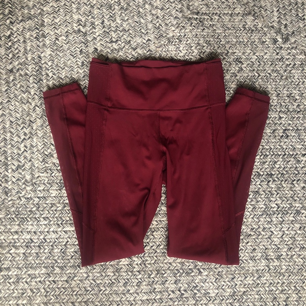 Lululemon Red leggings size 8